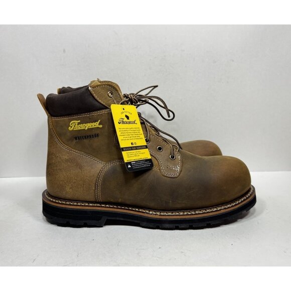 Thorogood Iron River Series Waterproof Comp Toe 6” Crazy Horse Wedge Men’s 13D - Picture 1 of 7